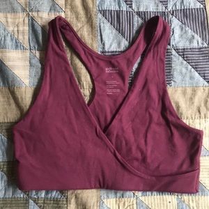 Girlfriend collective crossover nursing bra size small